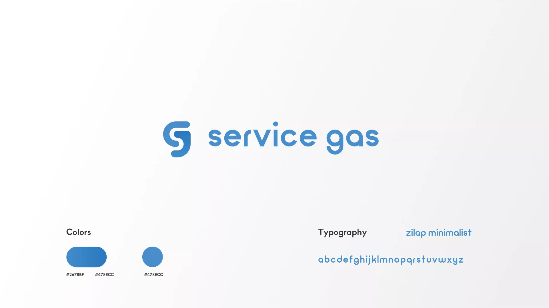 Разработка логотипа газовой компании «Сервис газ»