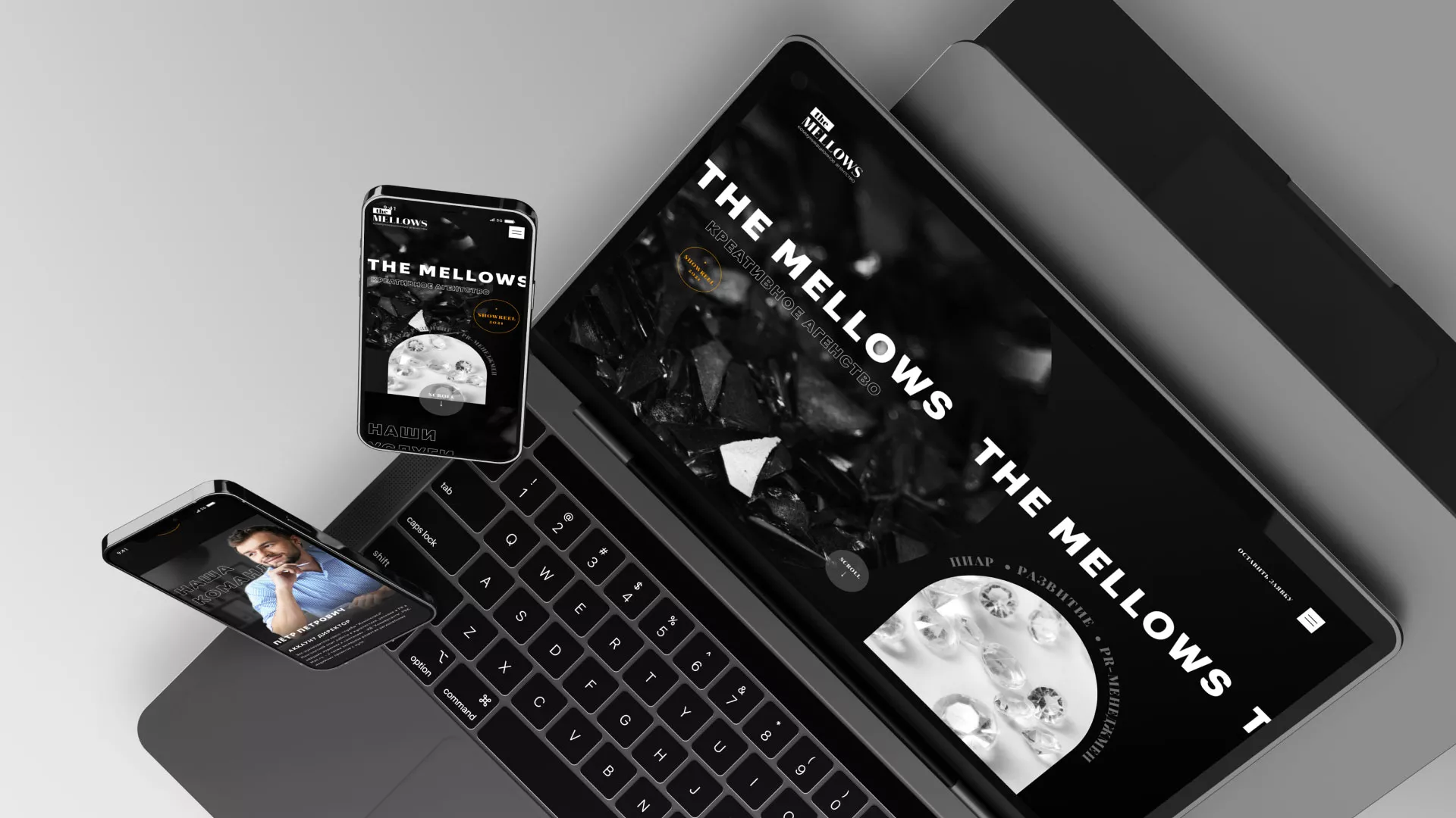Разработка сайта креативного агентства «The Mellows»