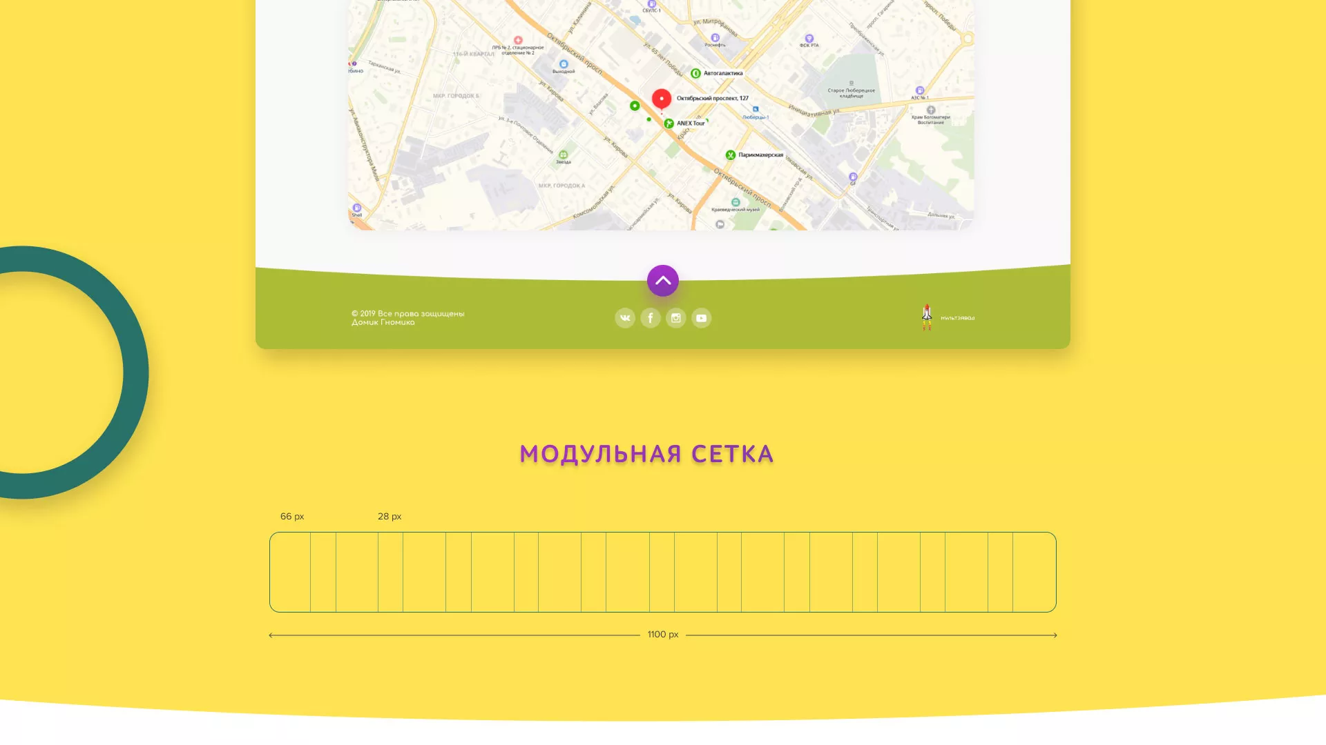Разработка сайта детского активити-клуба «Домик гномика»