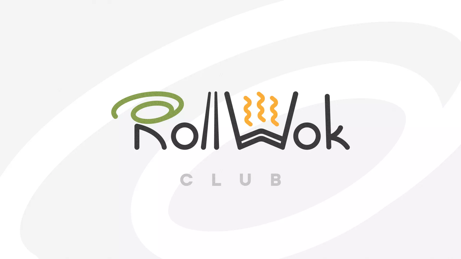Создание дизайна листовок суши-бара «Roll Wok Club»