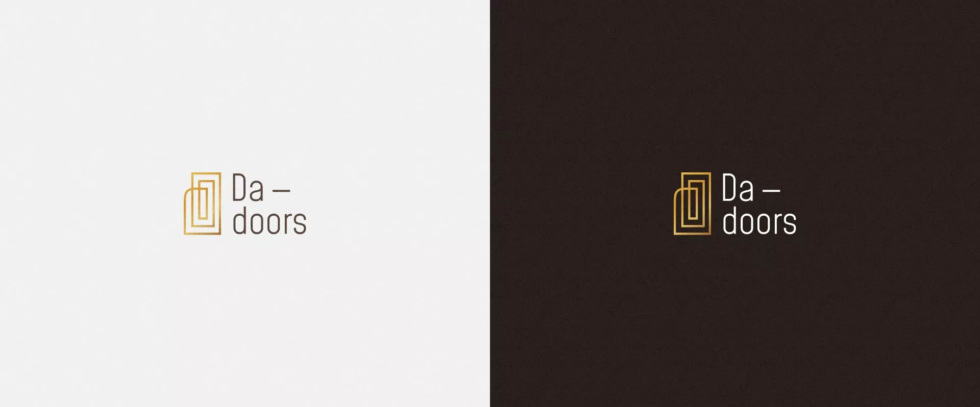 Разработка логотипа для компании «DA-DOORS»